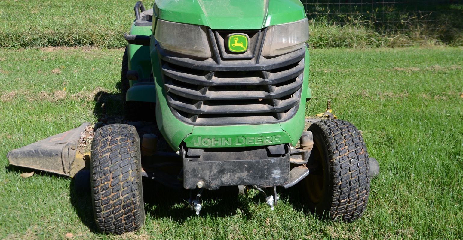 John deere riding lawn best sale mower deck