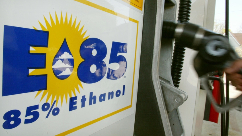 E85 gas pump face E85 gas pump face