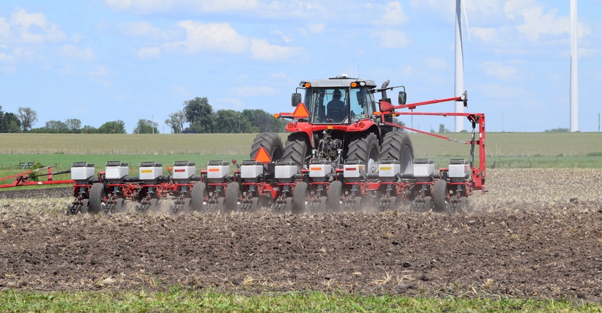 combine in field