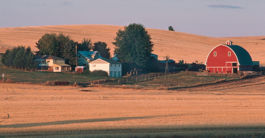 Farmsteads and farmland Farmsteads and farmland
