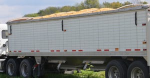 truck full of grain