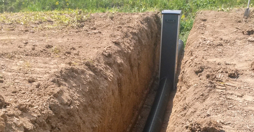 A drainage control structure underground A drainage control structure underground