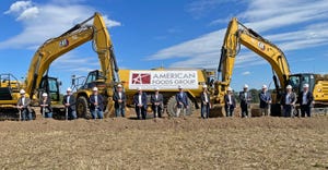 American Foods Group broke ground on it its 2,400 per day cattle process facility in eastern Warren County, Missouri.