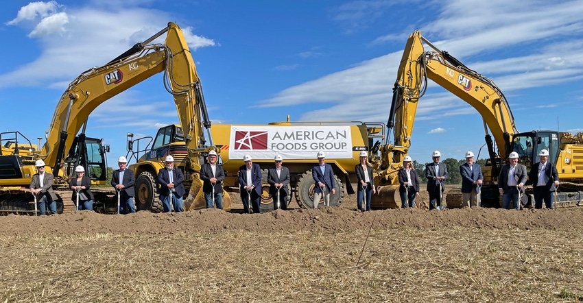 American Foods Group broke ground on it its 2,400 per day cattle process facility in eastern Warren County, Missouri. American Foods Group broke ground on it its 2,400 per day cattle process facility in eastern Warren County, Missouri.