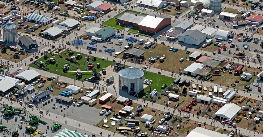 Husker Harvest Days Aerial Image