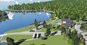 rendering of proposed National Loon Center