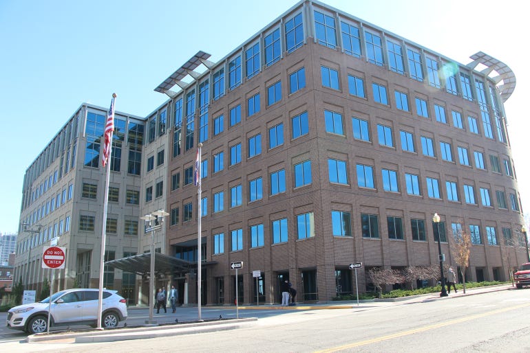 exterior of USDA NIFA and ERS building in downtown Kansas City