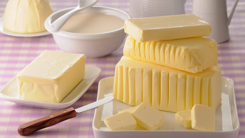 assortment of butter