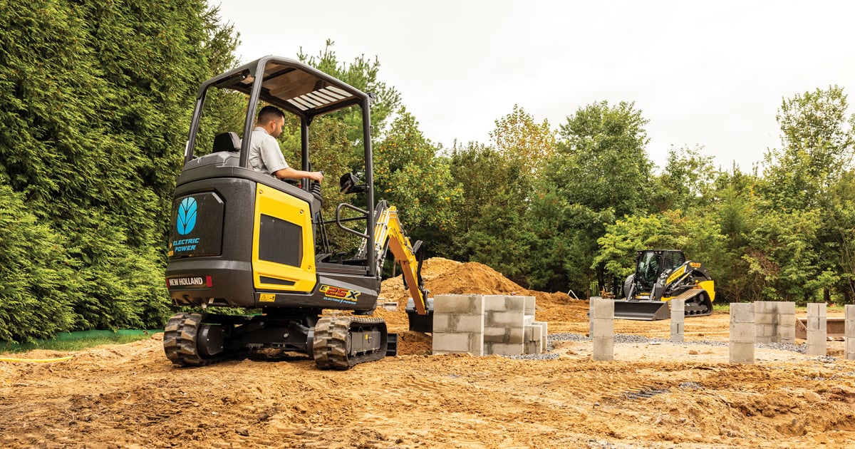 New electric excavator, loader offers muscle without the noise