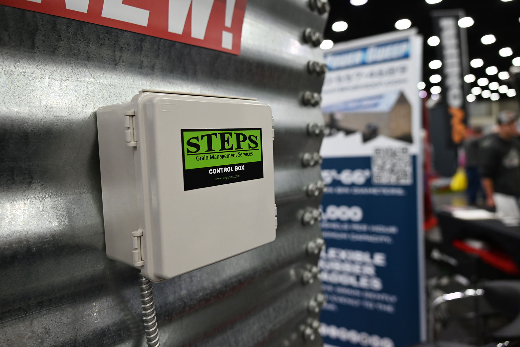 Caixa de controle Step GMS para ventilador e aeração do depósito de grãos