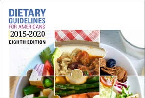 Front page of dietary guidelines