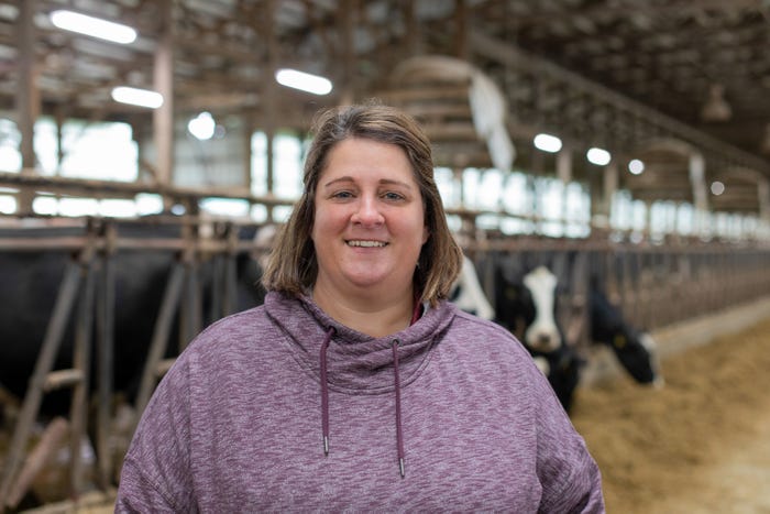 Heidi Zwinger, Boadwine Farms herd manager