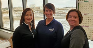 Kate Studley (left), Kirsten Carter and Christy Southern make up the MWC human resources team working to fill positions for t