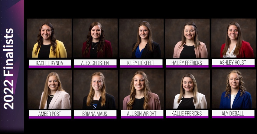 Finalists who are competing for the title of Minnesota’s 69th Princess Kay of the Milky Way