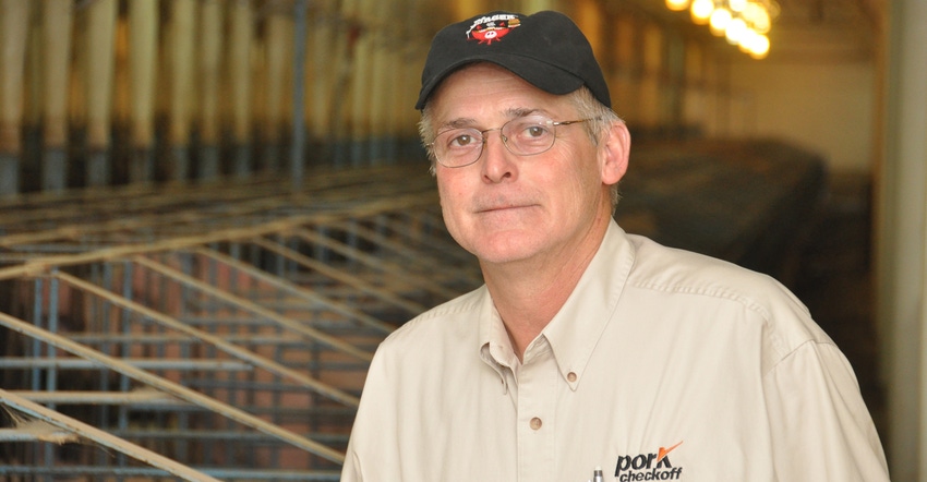 Raymond, Ill., hog producer Phil Borgic 