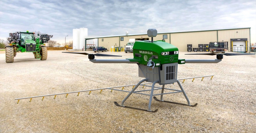 eVTOL machine from Guardian Agriculture 