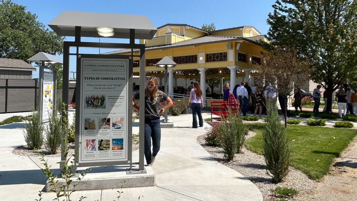 sign for Capper Cooperative Park