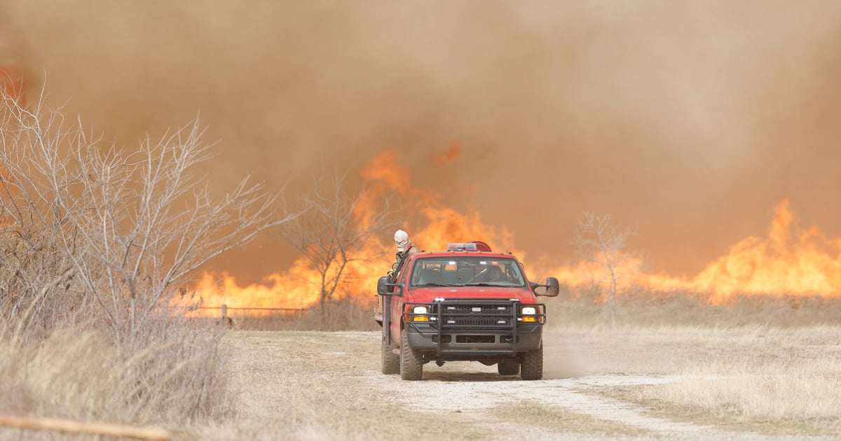 Gusting winds fuel devastating Oklahoma wildfires