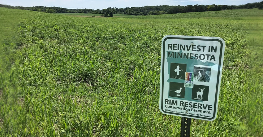 Reinvest in Minnesota Reserve sign