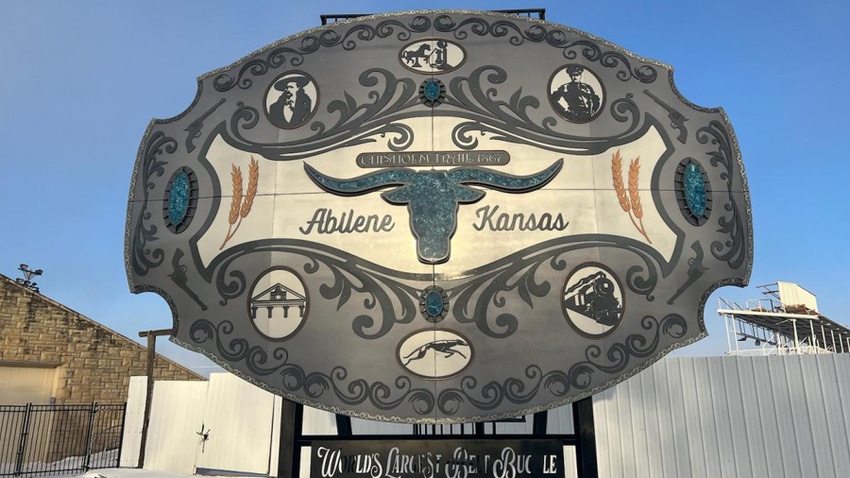 World's largest belt buckle World's largest belt buckle