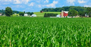 rural farm scene in Ohio