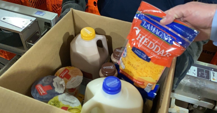 Farmers to Families Food Box USDA milk cheese.jpg Farmers to Families Food Box USDA milk cheese.jpg