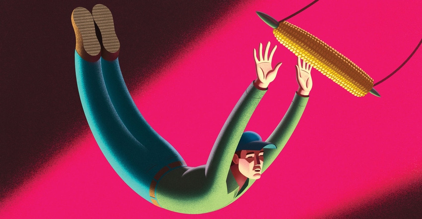 Illustration of acrobat swinging in the air