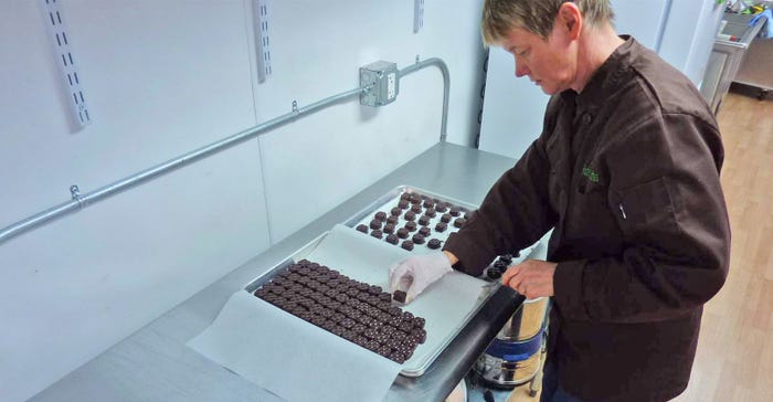 Lisa Nelson packaging chocolates