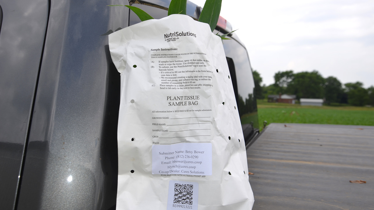 Gain crop nutrition insights through tissue testing