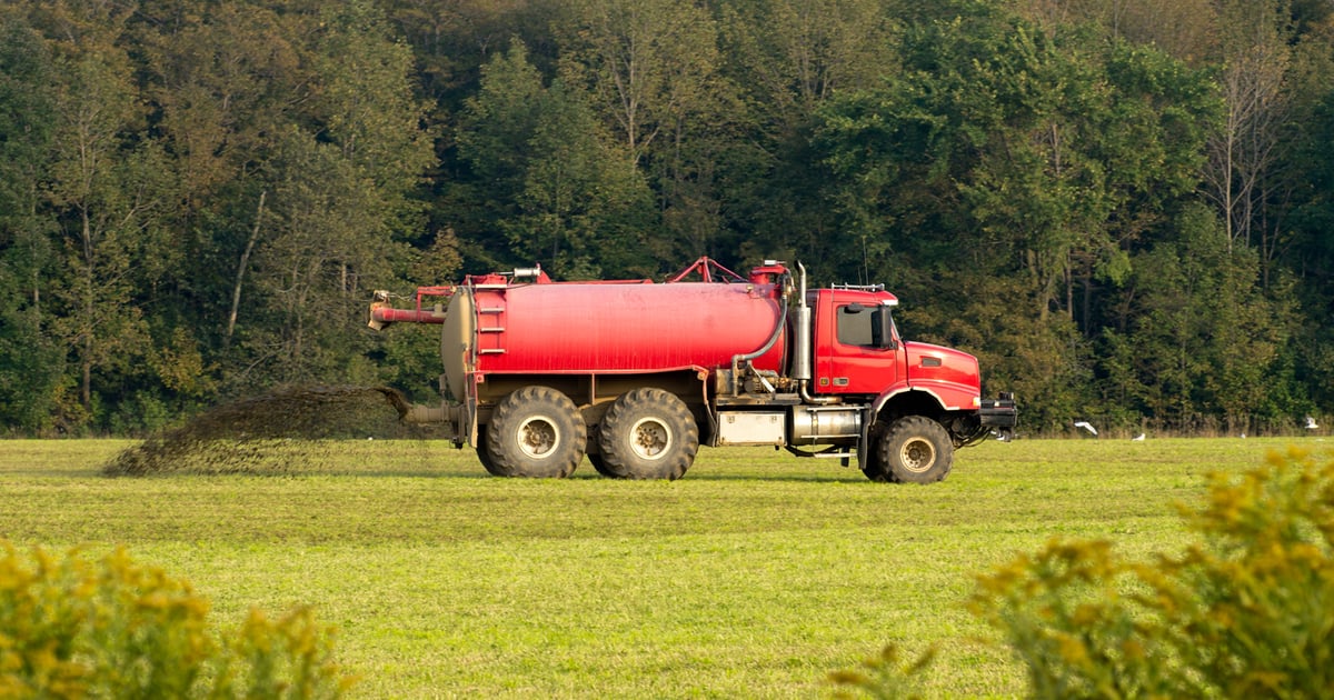 Avoid manure overapplication to reduce risk of runoff