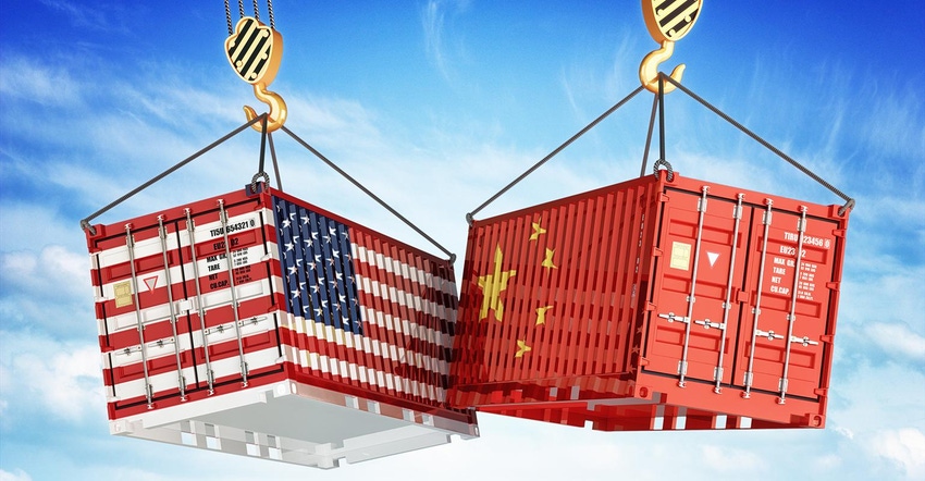 China and U.S. battling on trade.