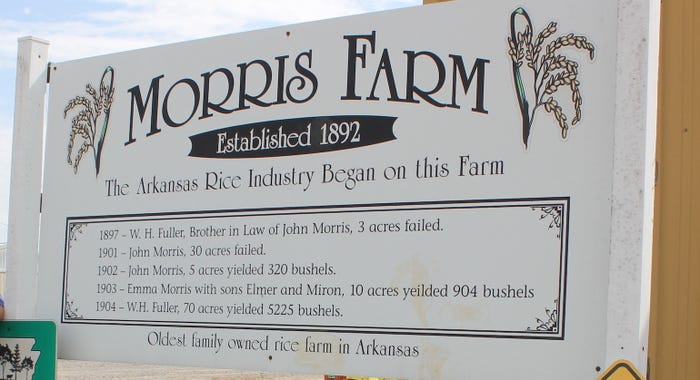 Morris Farm sign