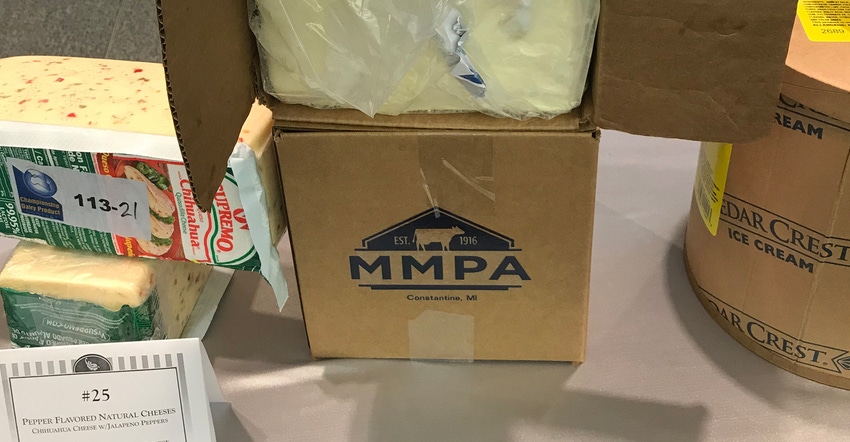 MMPA butter and cheese at world dairy expo championship