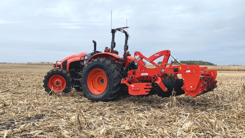 Kubota M5 is driverless with a Sabanto retrofit kit