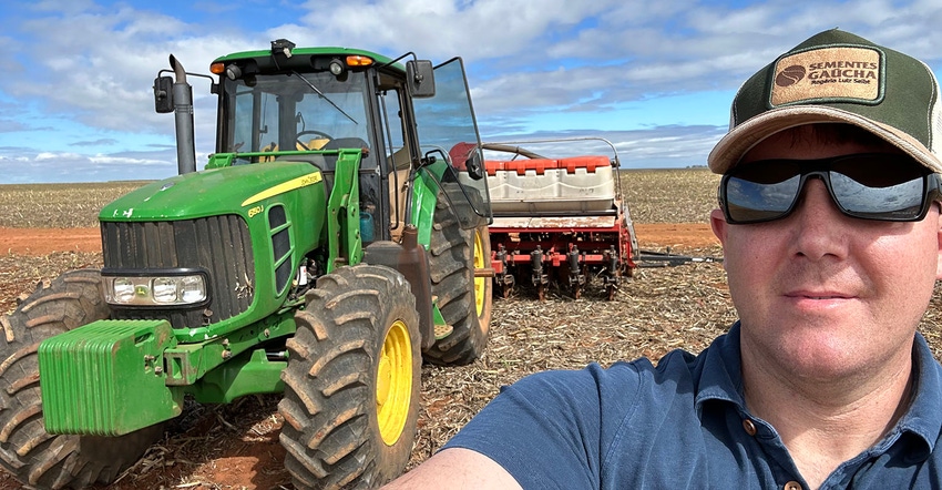 Kruse with soybean planter Kruse with soybean planter