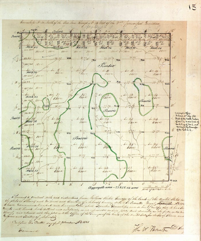 plat map from 1831