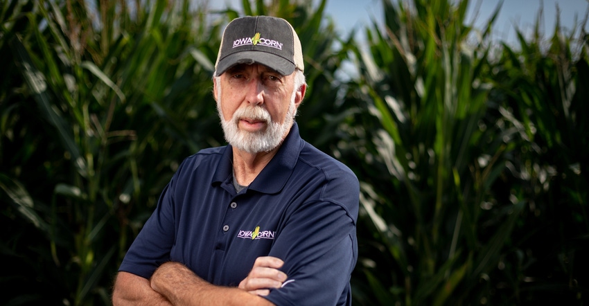 Larry Buss the president of the Iowa Master Farmer Association Larry Buss the president of the Iowa Master Farmer Association