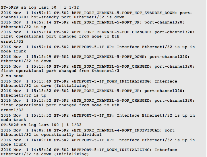 Troubleshooting Port Channels On Cisco Nexus 5500 Switches