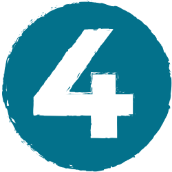 Illustration of a number 4