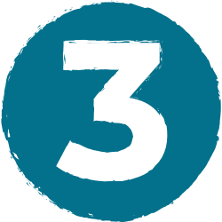 Illustration of a number 3