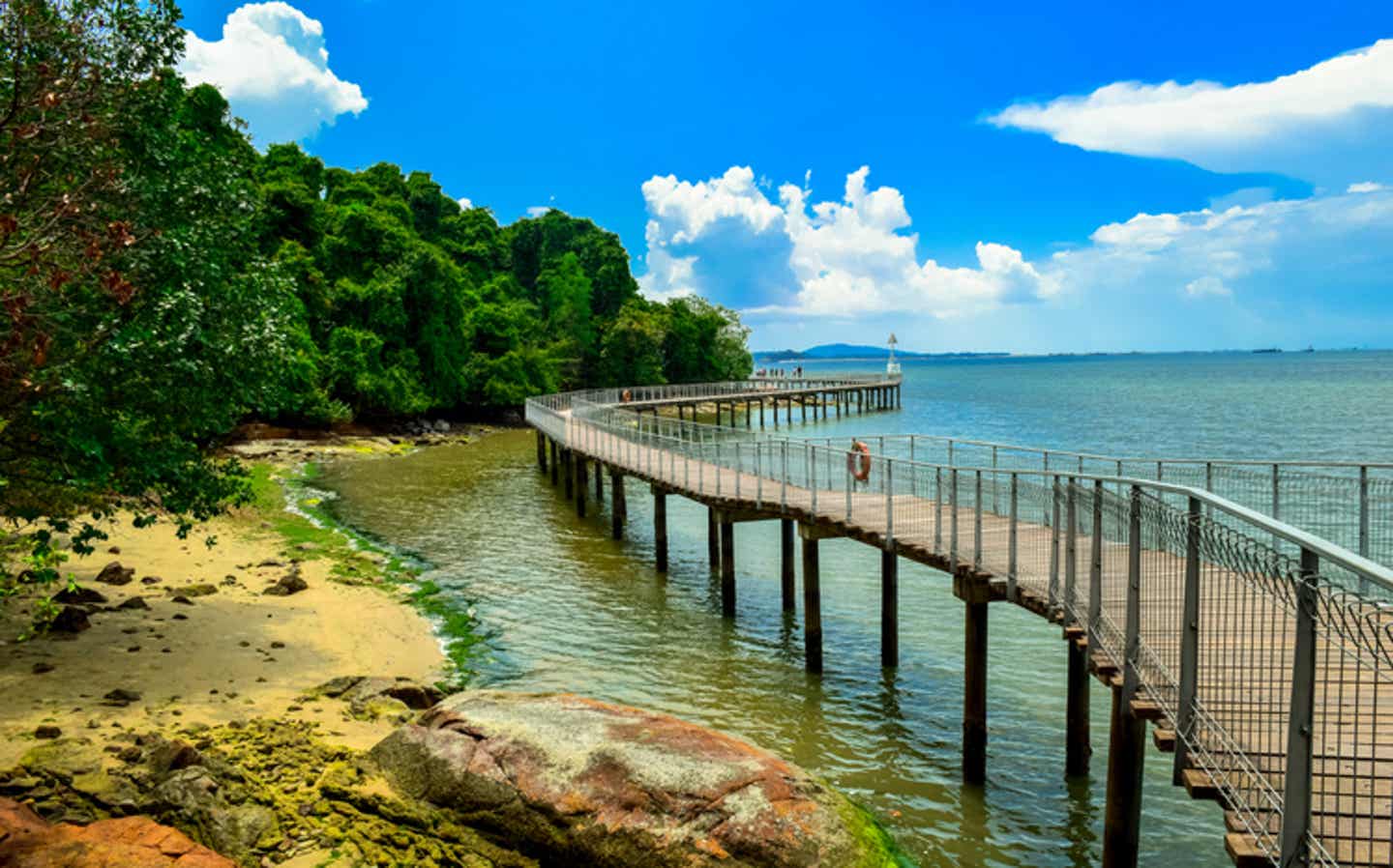 Wasserbrücke auf Pulau Ubin