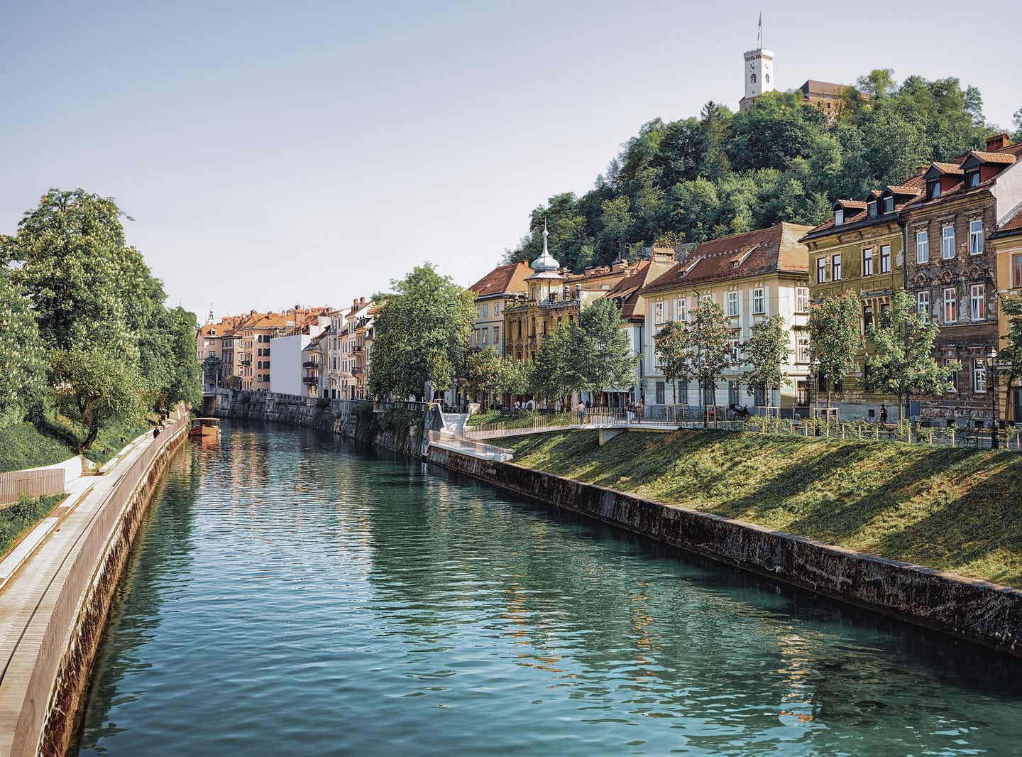 Slowenien-Urlaub in der Altstadt von Ljubljanica