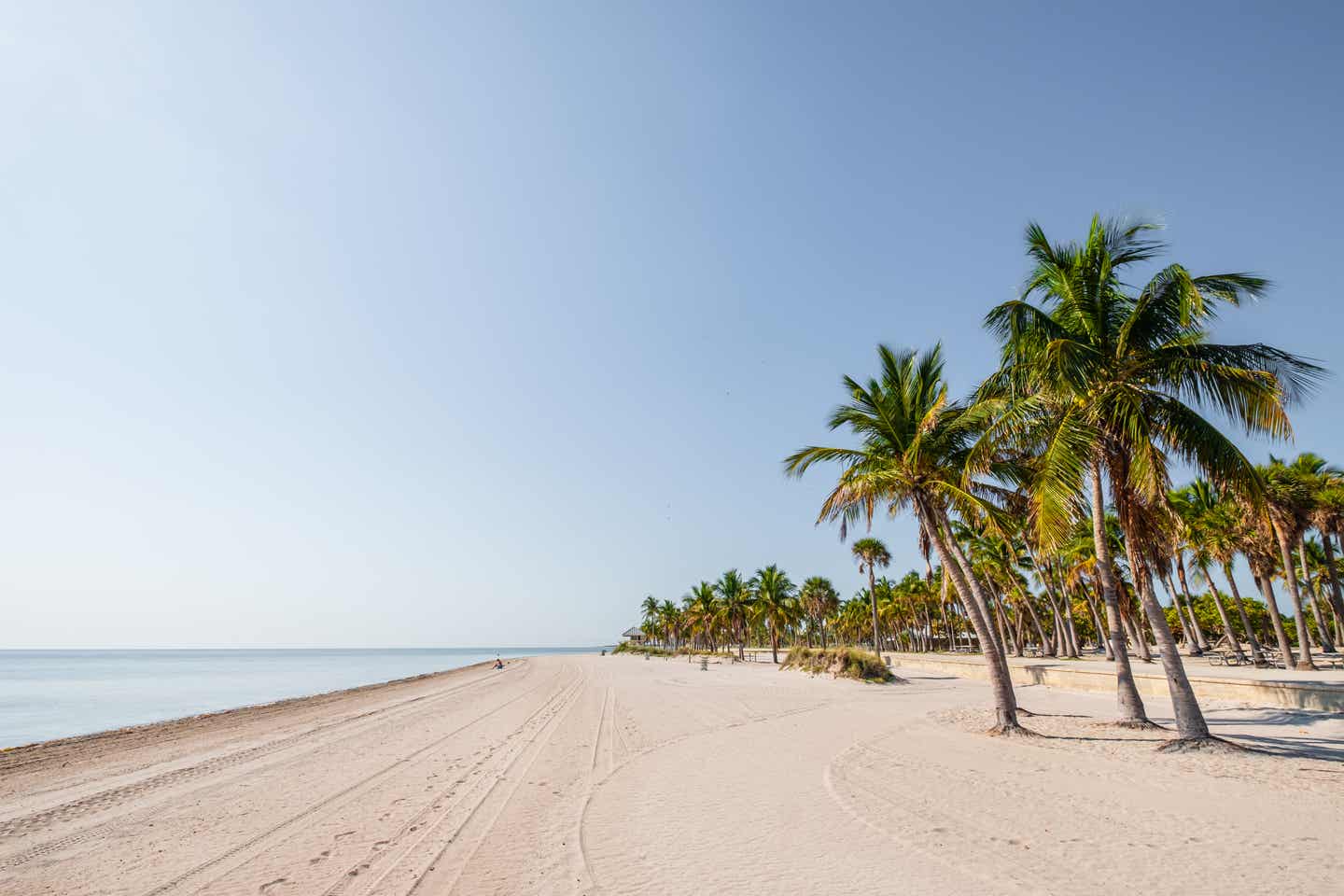 Blick auf den Crandon Beach Key Biscayne