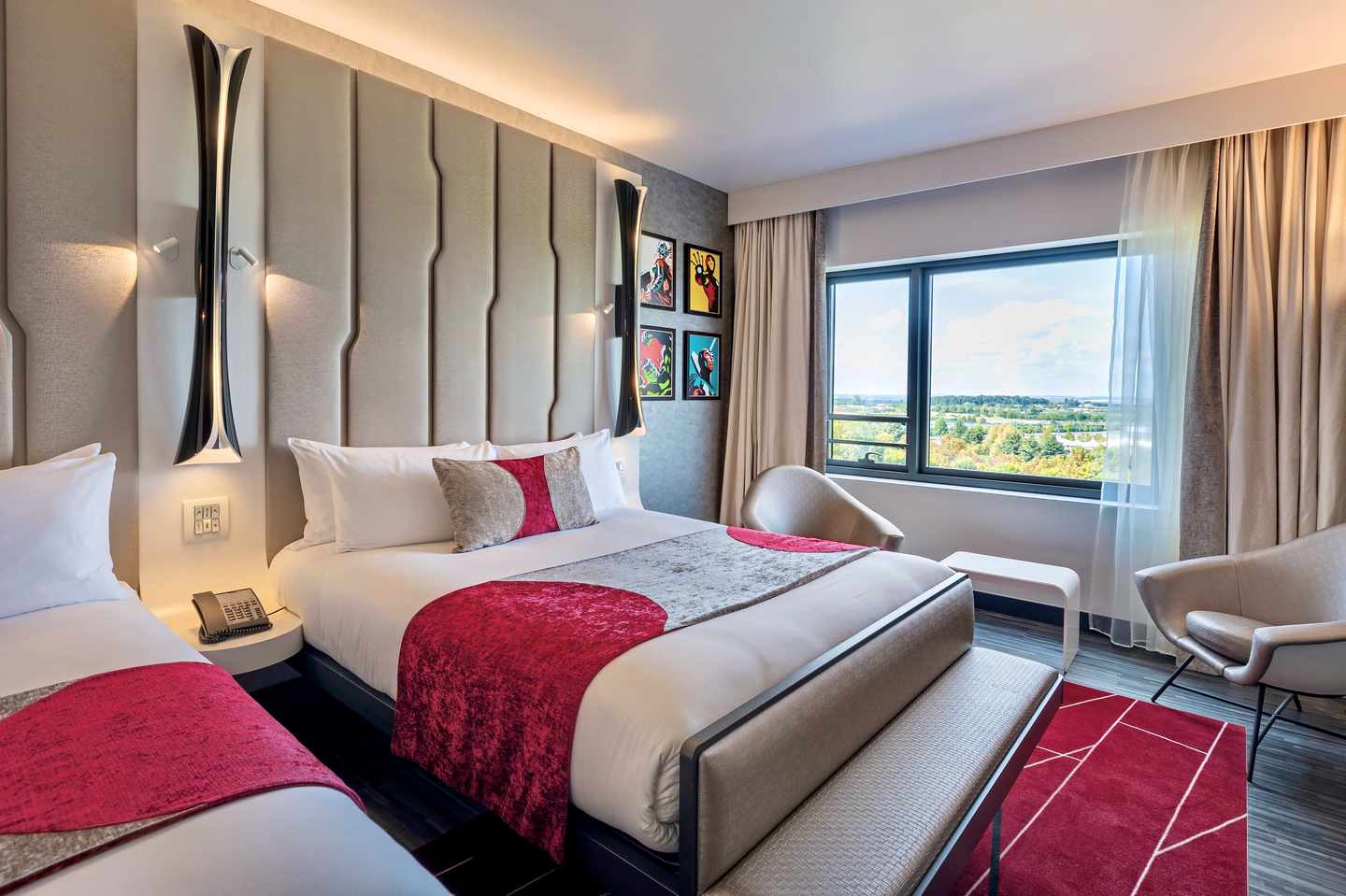 Ein Zimmer im Disney Hotel New York – The Art of Marvel