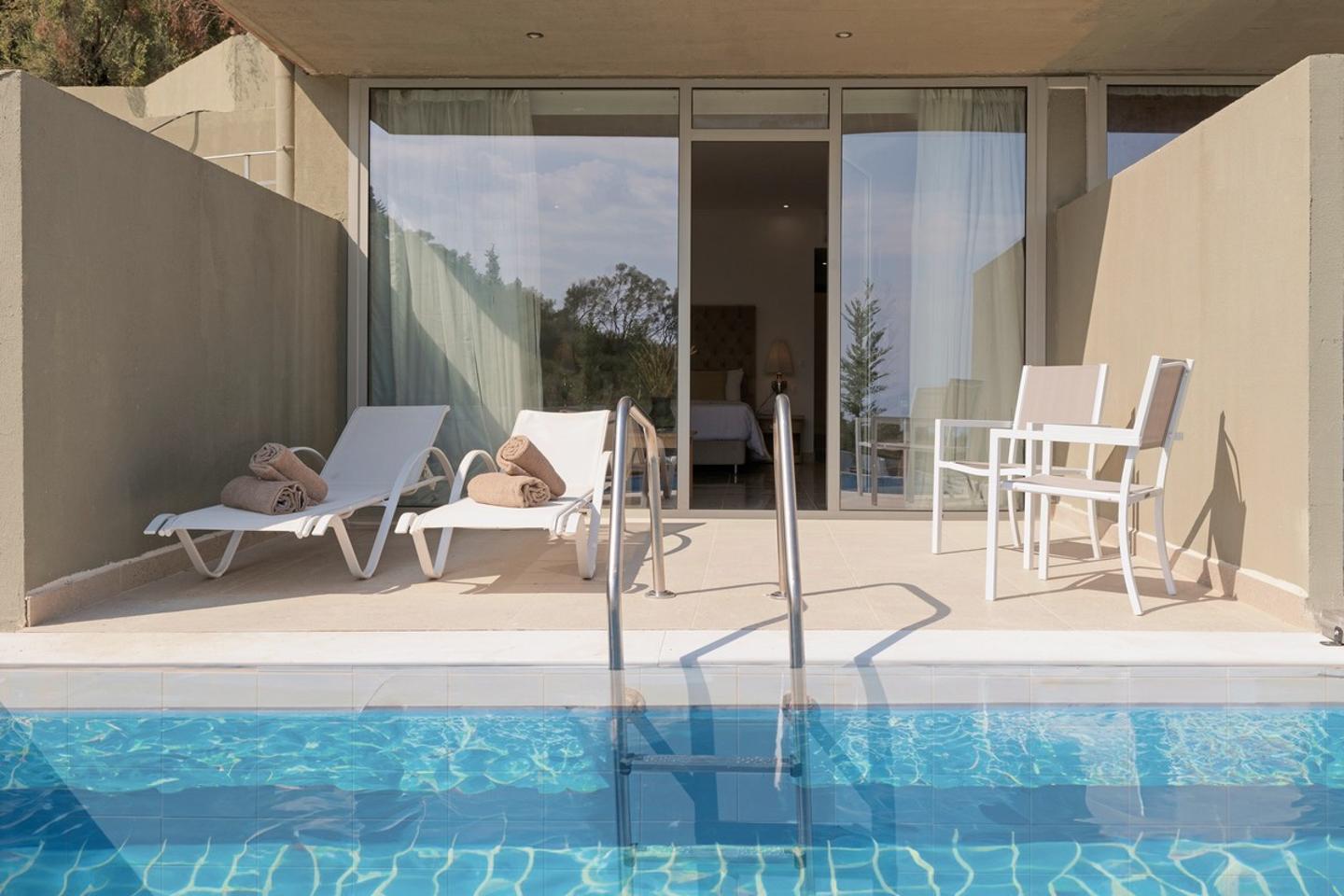 Wohnbeispiel Doppelzimmer Meerblick Sharing Pool