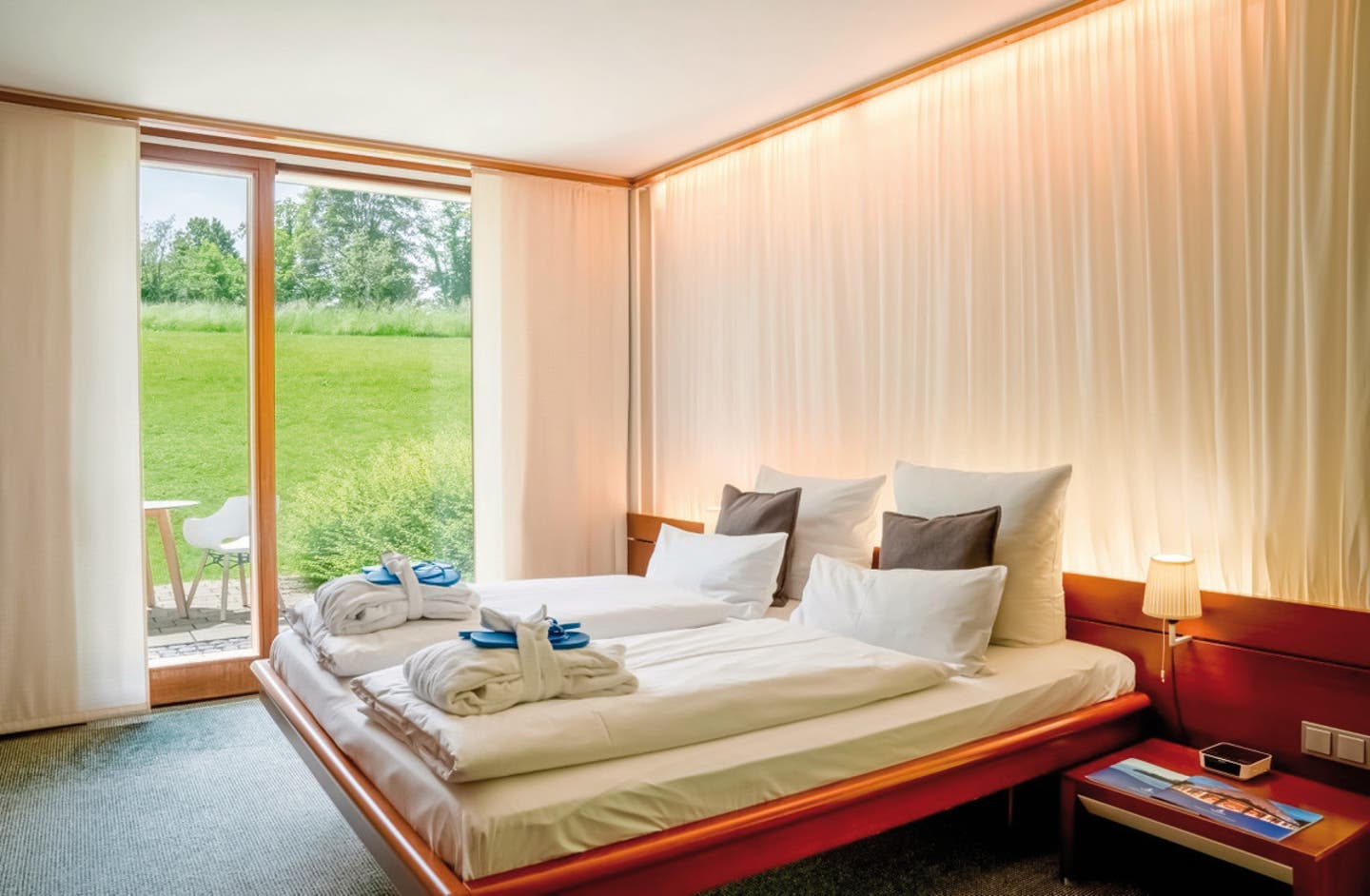 Wohnbeispiel Doppelzimmer Garten Komfort