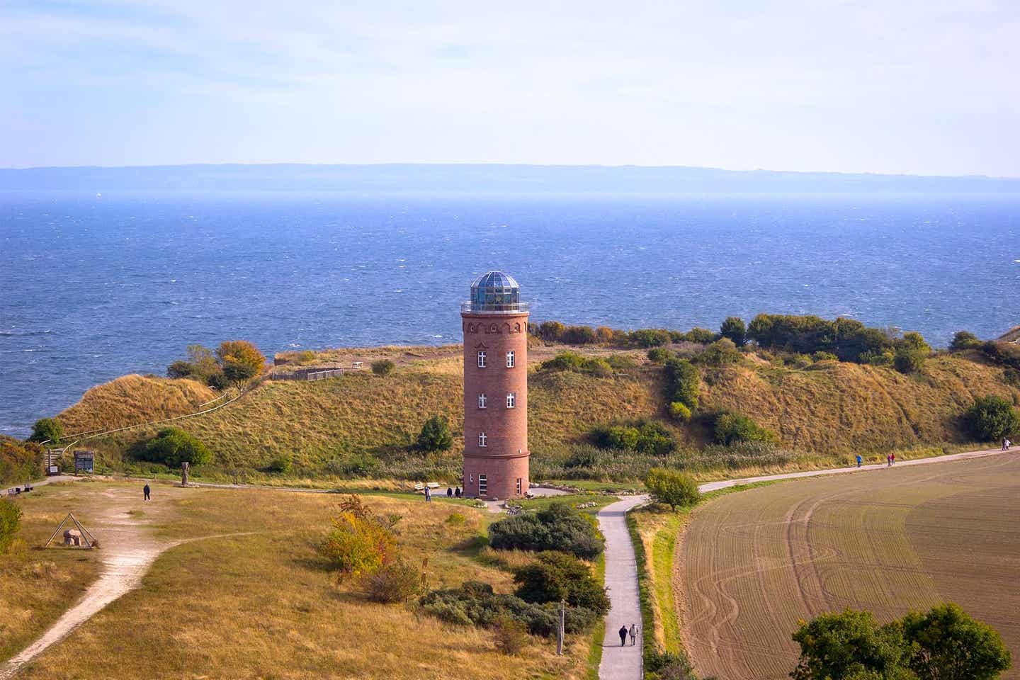 Das Kap Arkona samt Leuchtturm und Meerblick an der Ostsee