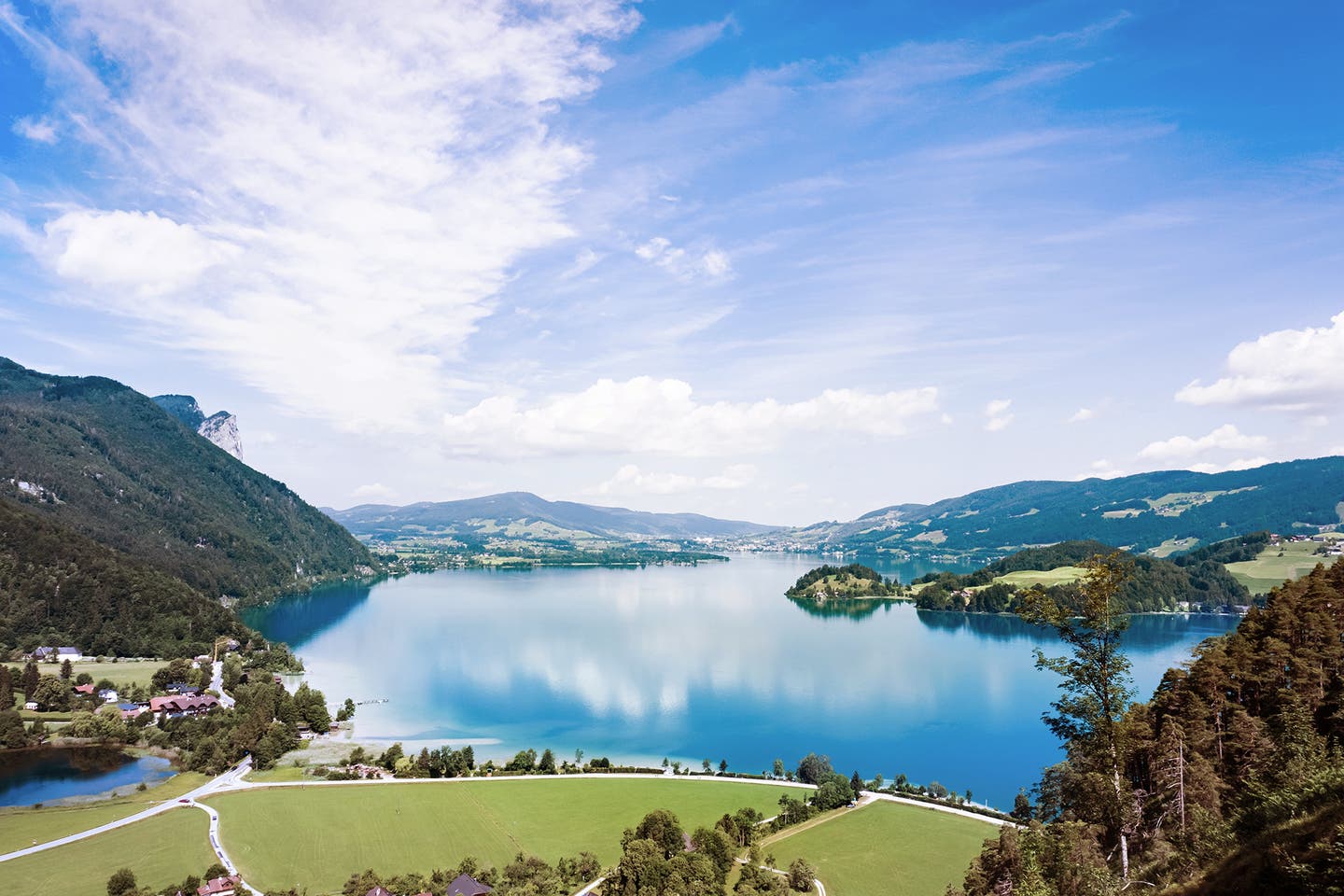 Mondsee am Salzkammergut in Österreich