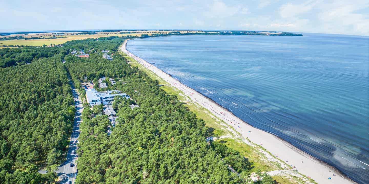 Blick auf die Schaabe bei Glowe auf Rügen