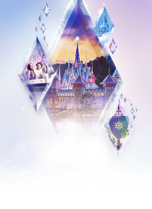 World of Frozen entdecken Disneyland Paris: World of Frozen, Eisdiamanten zeigen Arendelle